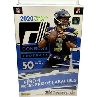 2020 Panini Donruss Football Hanger Box (Blue)