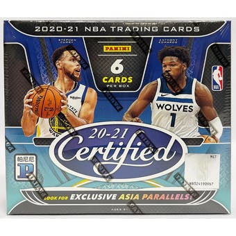 2020/21 Panini Certified Asia Tmall Edition Basketball Box