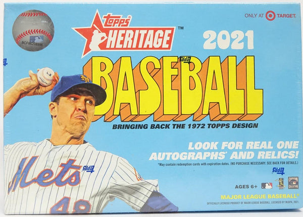 2021 Topps Heritage Baseball Mega Box Pack