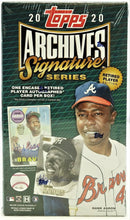 2020 Topps Archives Signature Series Retired Player Edition Baseball Hobby Box